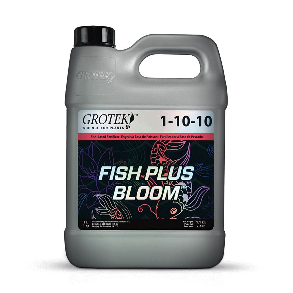 Grotek fish plus bloom 1 litre provision gardens